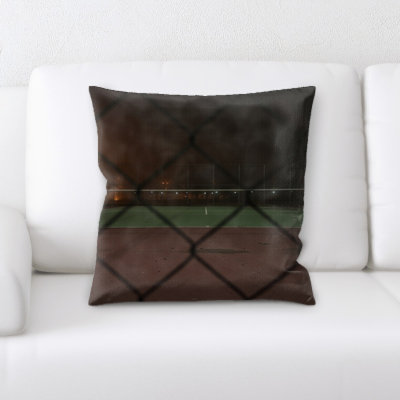 Solid Colour Microsuede Reversible Throw Pillow