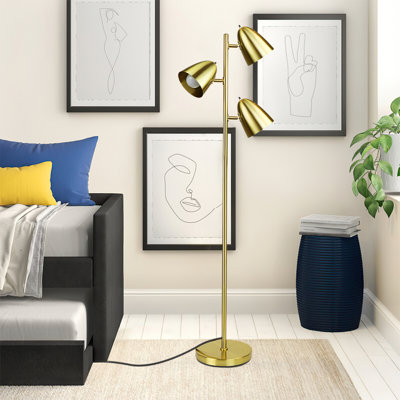 Lampe sur pied à branches 65,3 po Damiel