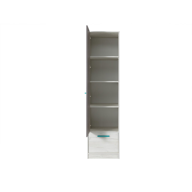 Overbey 1 -Door 1 -Drawer Filing, Grey