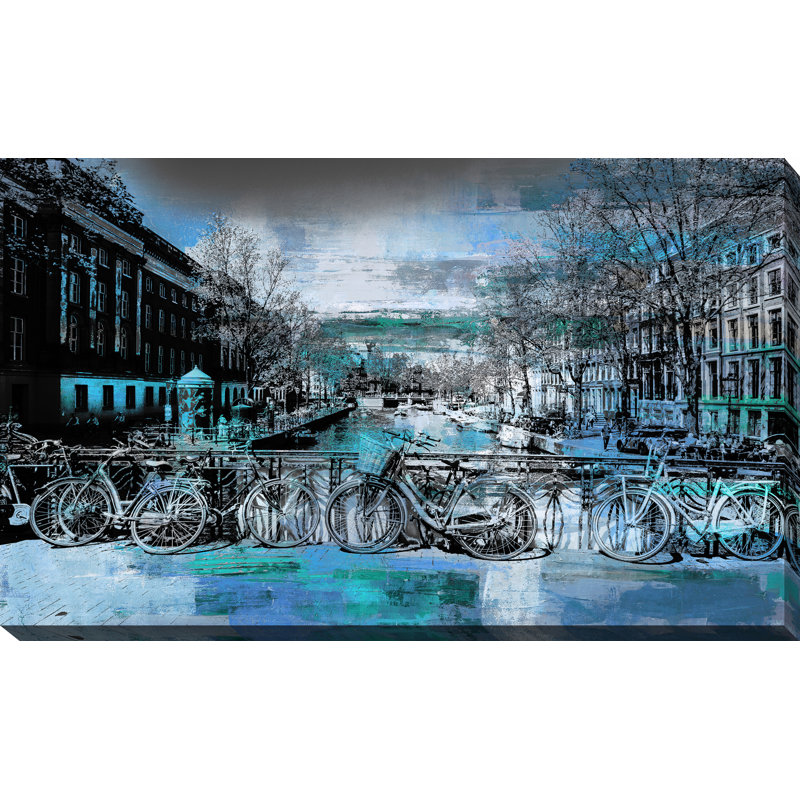 « amsterdam iv », reproduction d’impression sur toile tendue, H 36 po x l 60 po