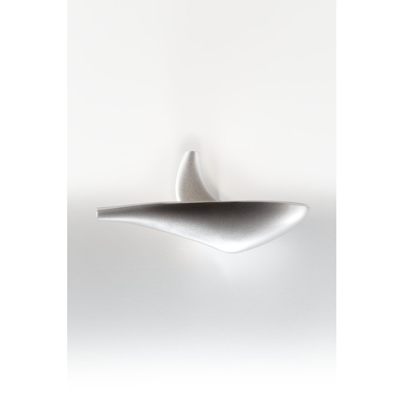 Deshawn LED Flush Mounted Sconce, Silver