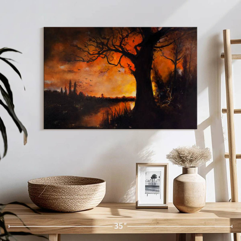 Paysage d'Halloween Alvord, H 16 po x l 24 po