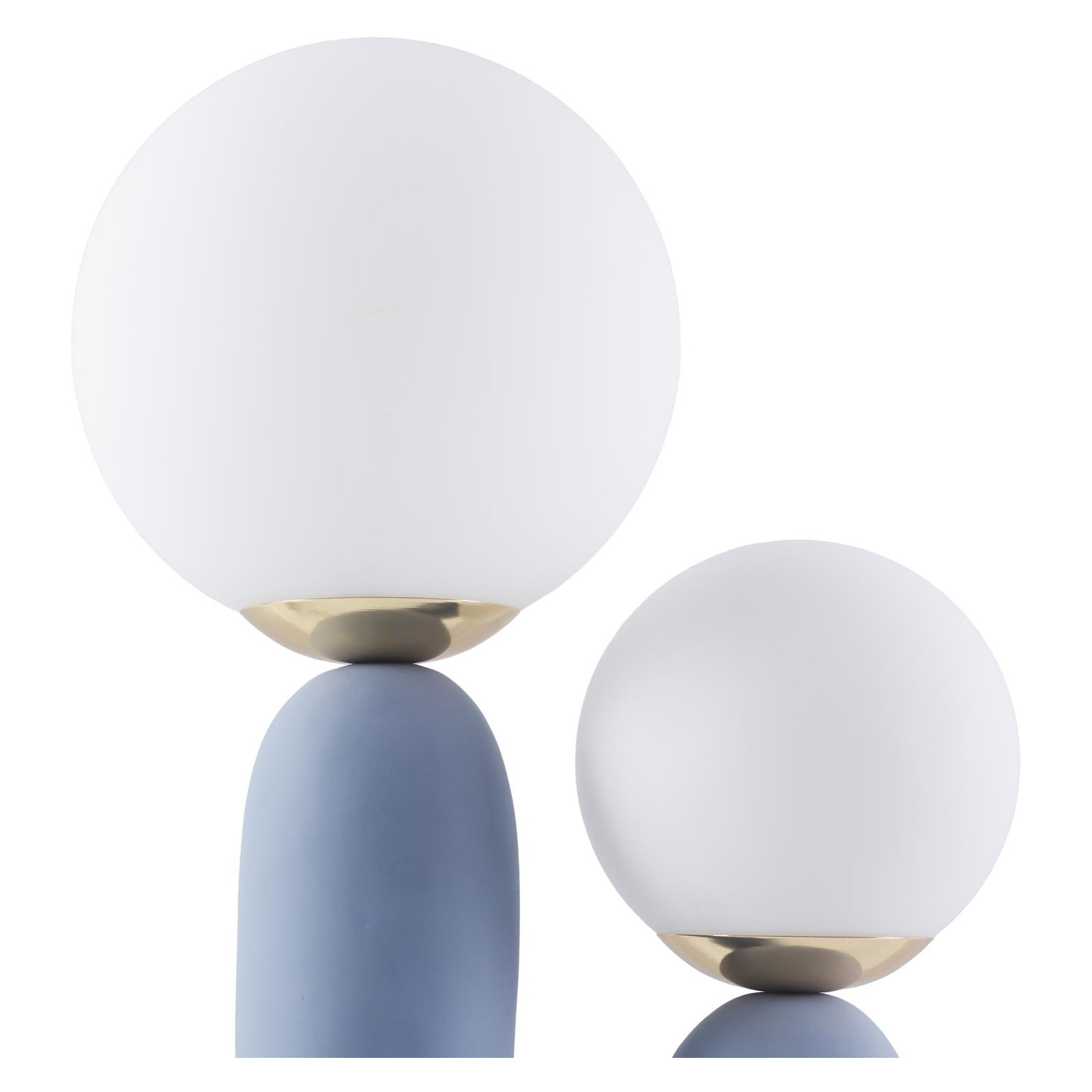 Nora Accent Table Lamp, Blue, 22" H x 8" W x 12" D
