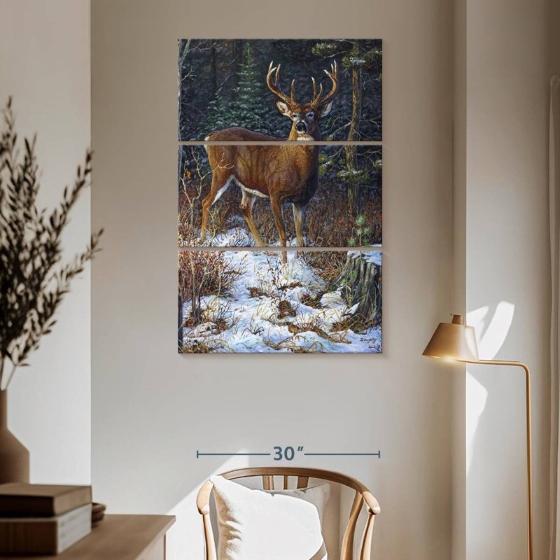 Brampt Last Light - Whitetail, 65" H x 42" W