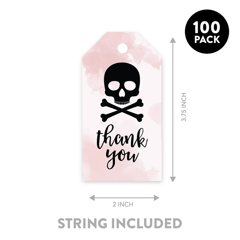 Sacs-cadeaux jetables en papier Skull
