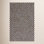 Mahsa Black Ivory Geometric Cowhide Leather Rug