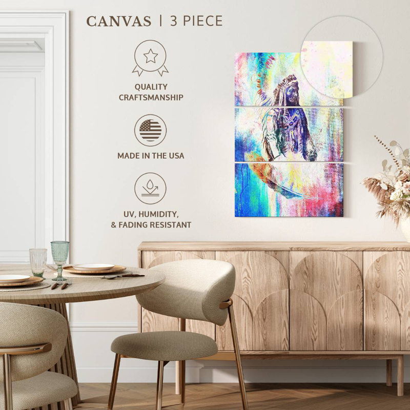 Lelar American Indian, 45" H x 28" W