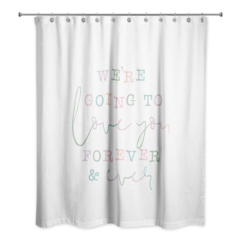 Love You Forever Shower Curtain