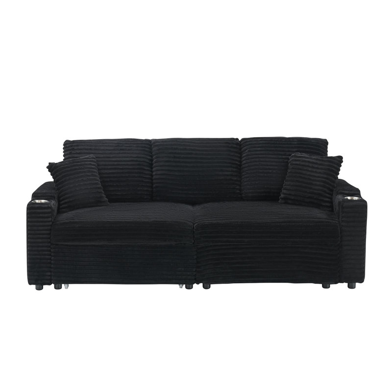 Living Room Sofa, Black