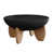 Black Round 30" Bowl-Shaped Coffee Table est en rupture de stock