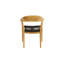 Chaise avec accoudoirs brune Copenhagen-124541809