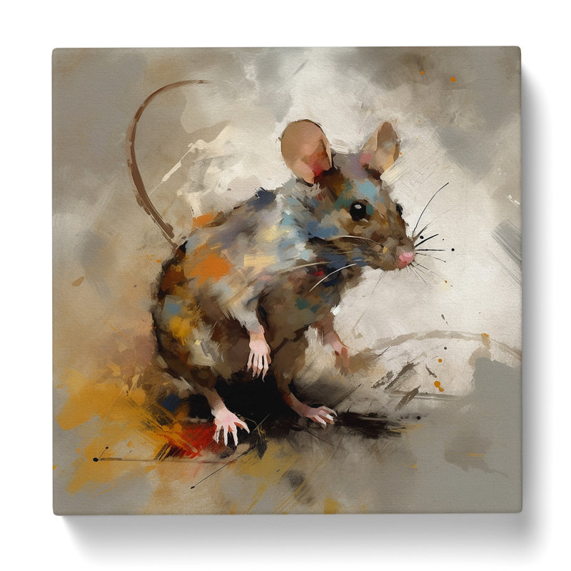 Mouse - Wrapped Canvas, 35cm H x 35cm W x 3cm D