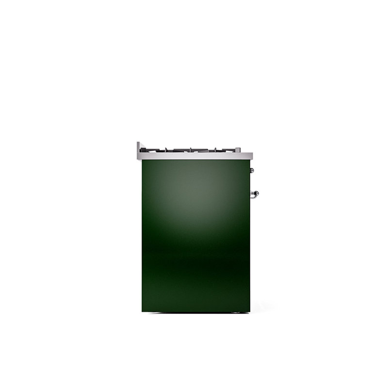 ILVE Nostalgie II 30 in Dual Fuel Range, Natural Gas, Emerald Green/Chrome
