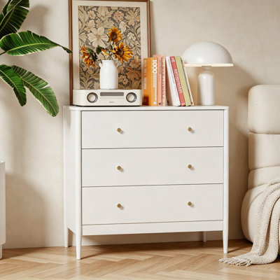 Commode 3 tiroirs avec rangement