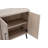 31" Fluted Accent Cabinet | Whitewashed Oak Storage & Display | Gift Idea-379860495