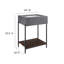 Meuble-lavabo avec lavabo noir et blanc 24 po Etch