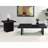 Caroline Black Rectangular Engineered Laminate Coffee Table