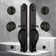 Bronze Handle With Lever And Deadbolt Reversible Entry Set