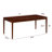  Mingle 55 Inch Modern Design, Rectangular Dinner Table for Dining Room, Living Room Furniture, Effortless Assembly-1904058575-1880017044