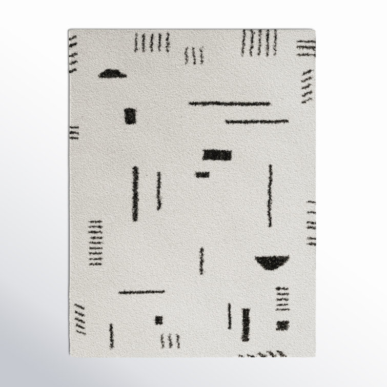 Morin Geometric Shag Area Rug