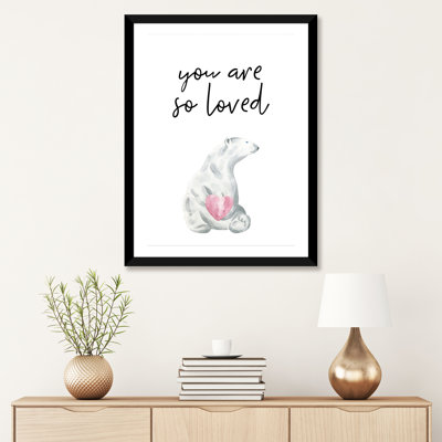 «You Are So Loved», impression d'art graphique