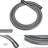 10 Inch Square Shower With Rough - In Valve, Adjustable Slide Bar, Rainfall Shower, Handheld Balanced Easy Installation, Brushed Nickel To Clean,