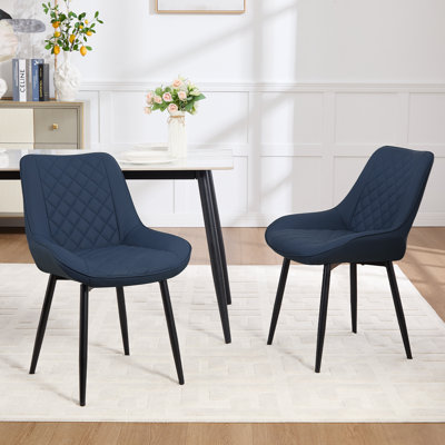 46cm H Upholstered Metal Parsons Chair