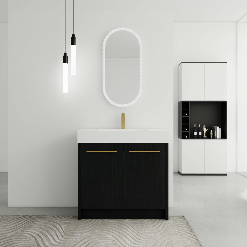 Meuble-lavabo avec comptoir Parthenia