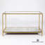 Emporium Home 58.75'' W Glass Console Table-336238345