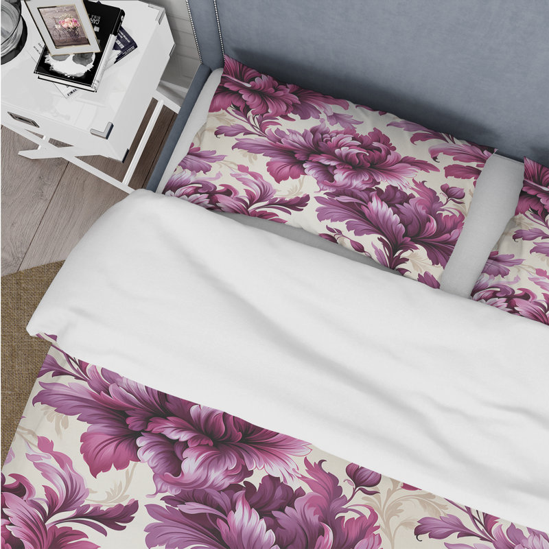 Ensemble de housse de couette Regency, Housse de couette pour grand lit et 2 taies décor
