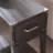 Beckett Solid + Manufactured Wood Side Table in Anthracite
