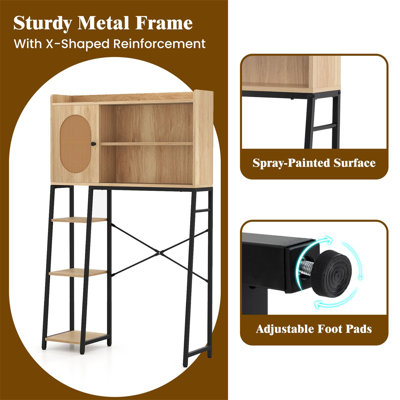 Freestanding Over The Toilet Storage