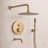 Wall Mount 10" Rainfall Tub and Shower Faucet System with Handheld Shower & Pressure-Balanced Valve-73468189