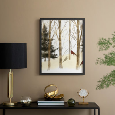 «Christmas Holiday Art CCL XXXVII», reproduction encadrée - bois massif