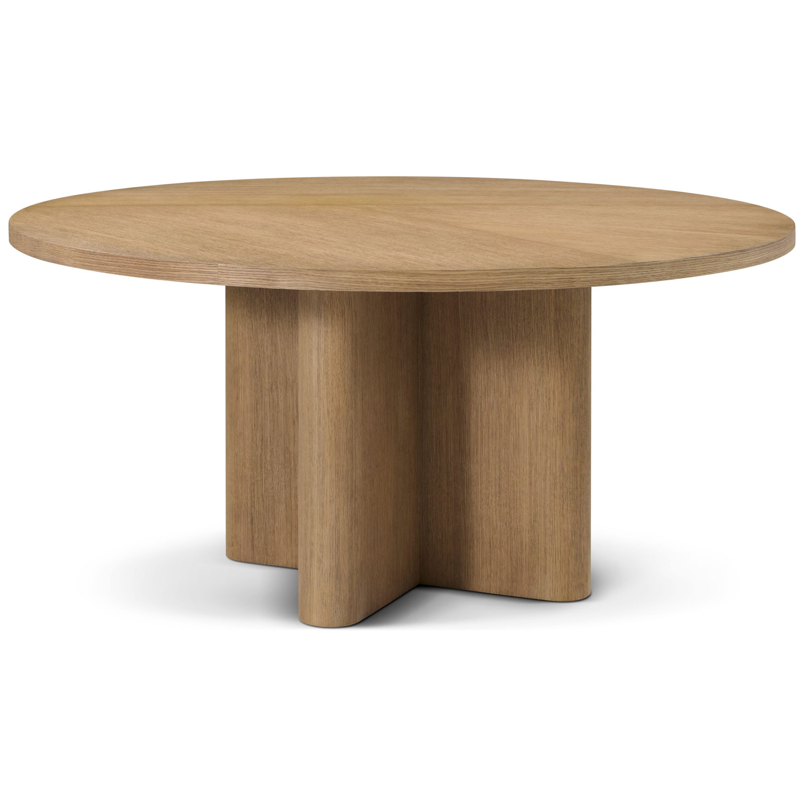 Veroniza Dining Table, 30" H x 62.99" L x 62.99" W, Natural