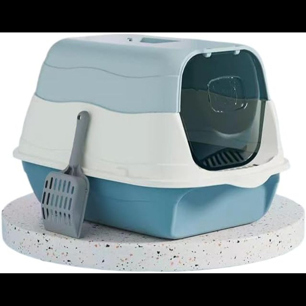 Tucker Murphy Pet™ Cat Litter Box Cat Litter Tray With Lid Covered
