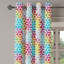 Multicolore, rideaux à œillets décoratifs à 2 panneaux East Urban Home-106345486