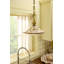 Mocha Check Flared Ceramic Pendant Lamp
