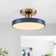 Anele 1-Light 40cm Minimalist Round Dimmable LED Semi Flush Mount