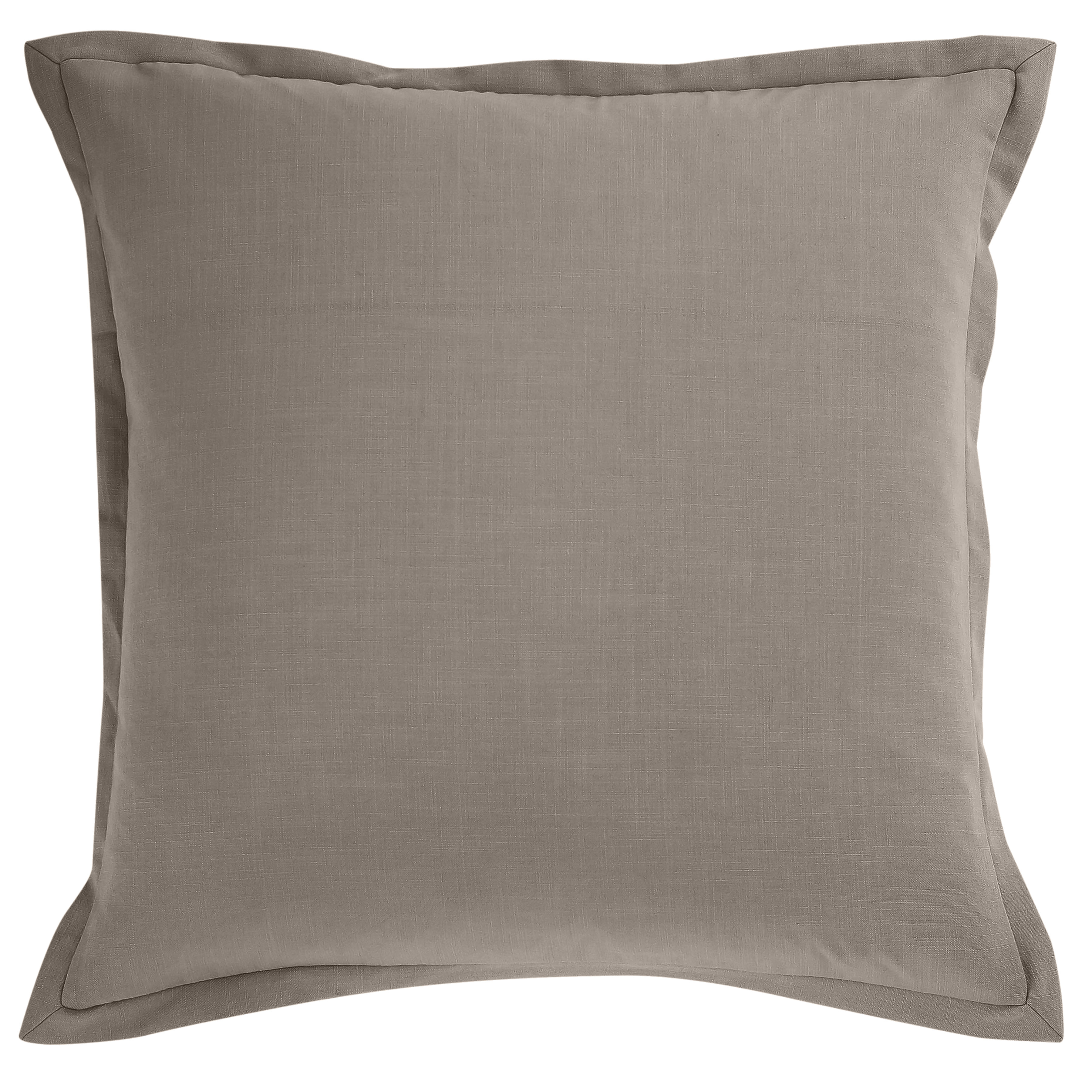 HiEnd Accents Trent Taupe Solid Color Lodge Southwestern Euro Sham ...