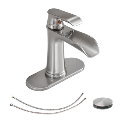 Waterfall Single Handle Stainless Steel Bathroom Faucet