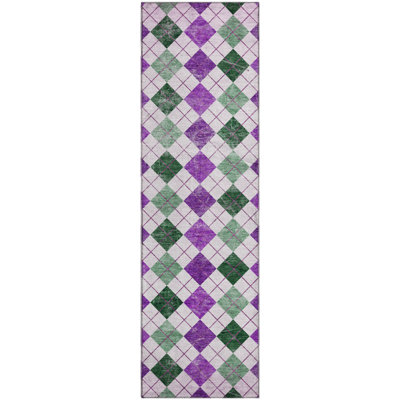Premium Machine Washable Mayfield AMF2237 Geometric Rug