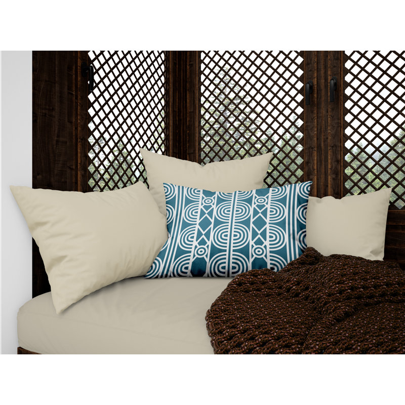 Housse et insert de coussin extérieur Isabis, Turquoise