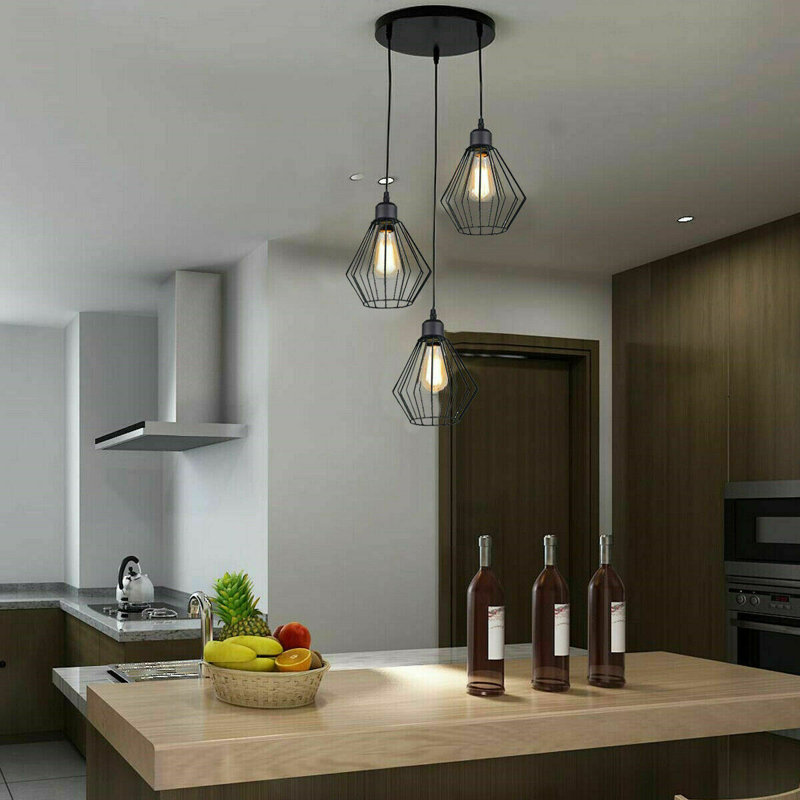 Augustin 3 - Light Black Pendant