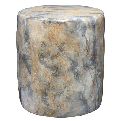 Cedar Side Table, Marbled Grey
