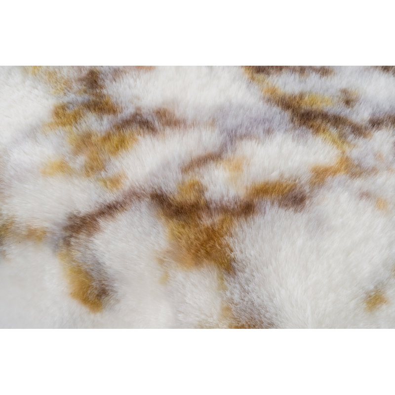 Luxury Abstract Reversible Throw Pillow