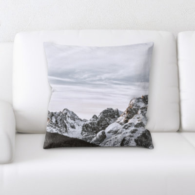 Winter Microsuede Reversible Throw Pillow
