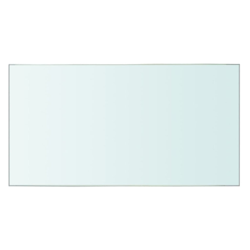 Zaynab 2 -Piece Glass Floating Shelf, 0.8cm H x 30cm W x 20cm D