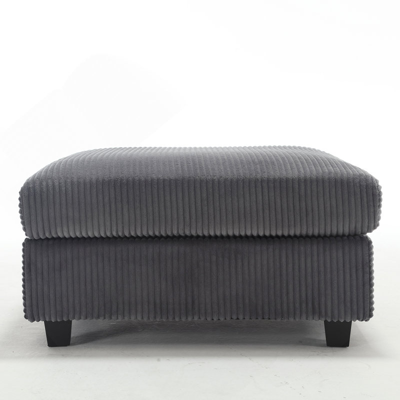 L shape Sofa Set Ottoman Sofa Gray