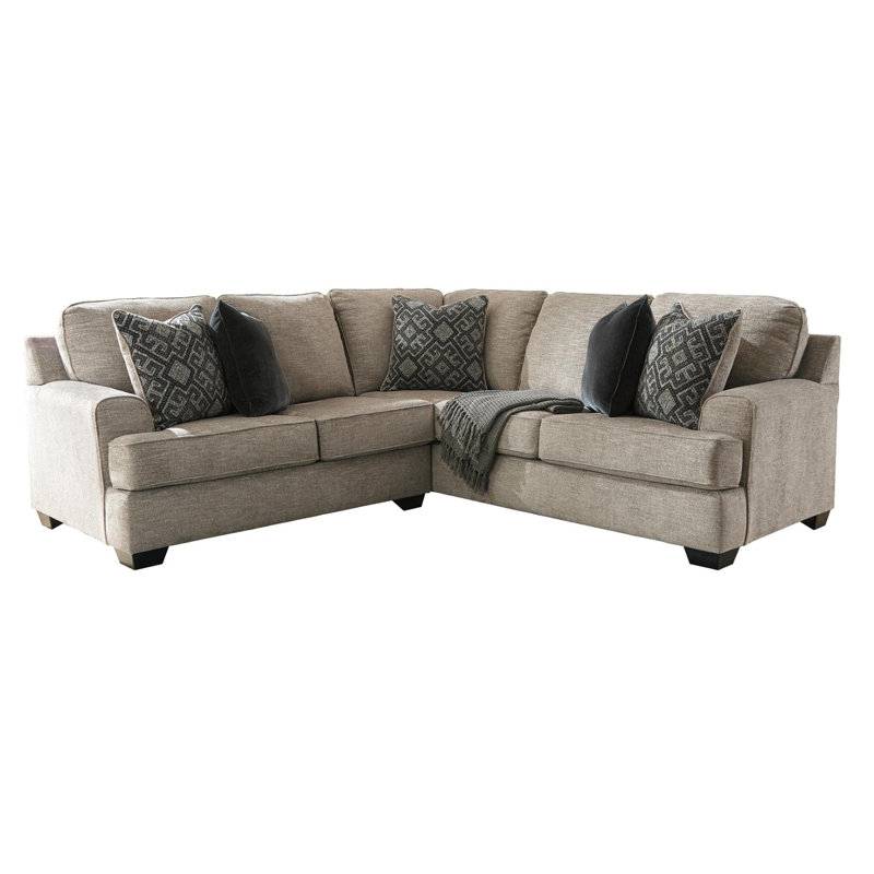 Canapé modulaire de coin large gauche Akef de 161 po, Orienté à droite (vu de face)